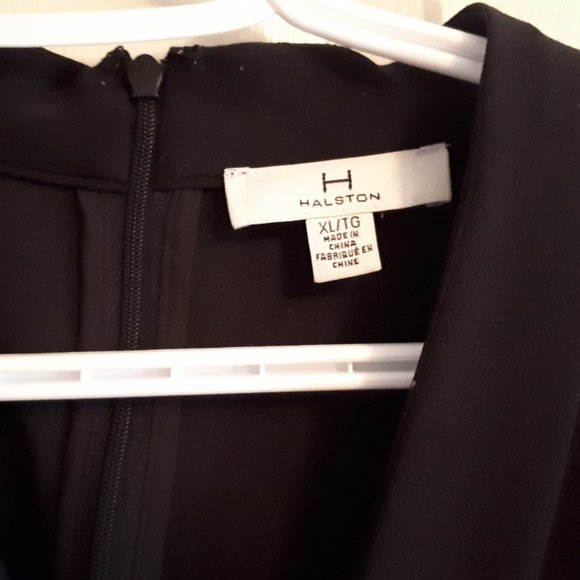 Halston black jumpsuit - Picture 2 of 3